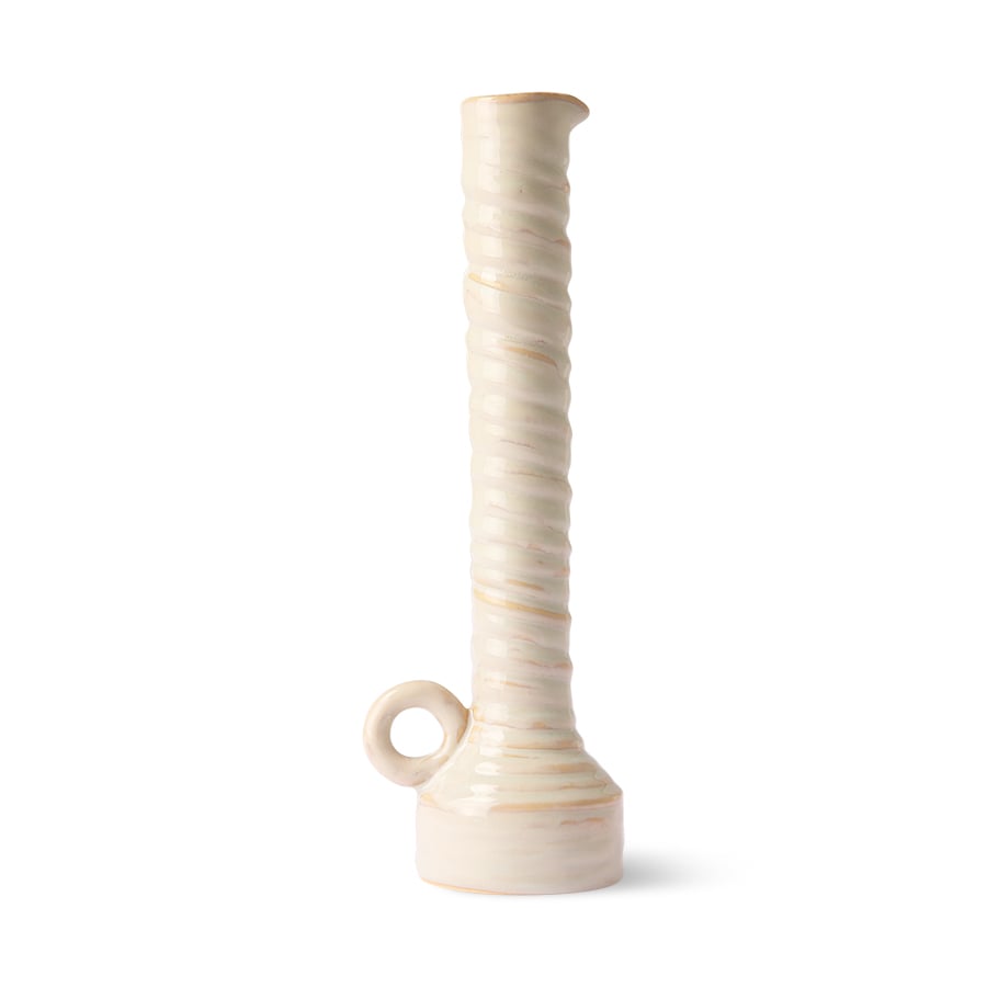HKliving Vase 9x30,5 cm Cream