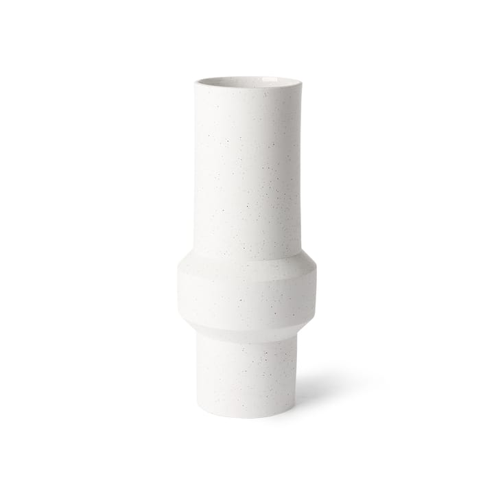 Vase rett M Ø13x32 cm, Hvit HKliving