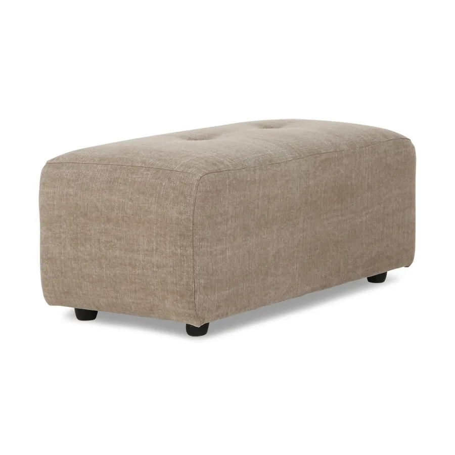 Vint sofamodul fotskammel S 47x43 cm, Taupe HKliving