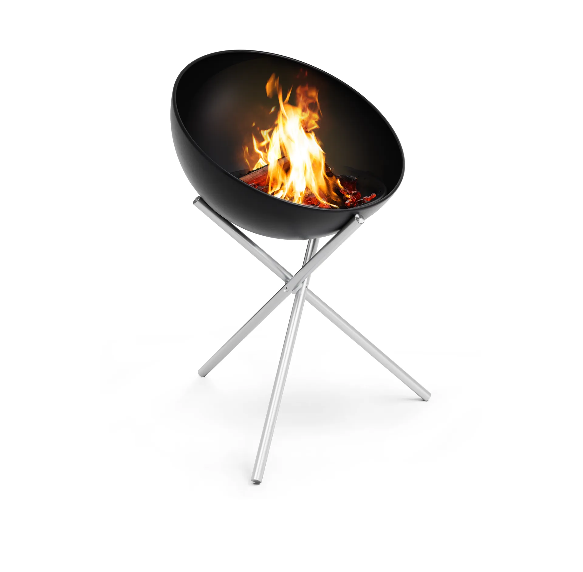 BOWL 57 stativ med tre ben, Sølv Höfats