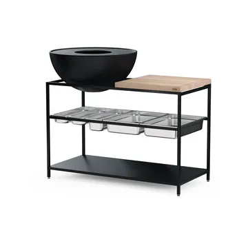 FIRE KITCHEN oppbevaringsbokser - Rustfritt stål, 5 deler - Höfats