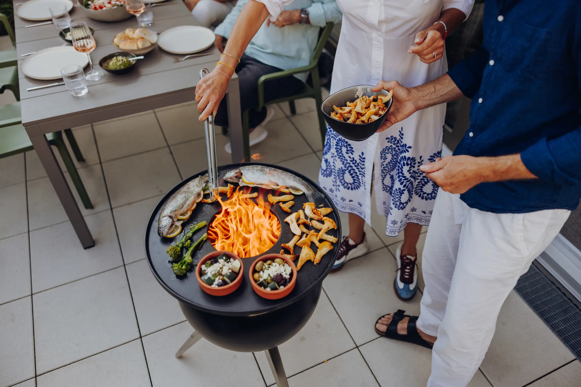 MOON 45 Plancha stekeplate, Svart Höfats