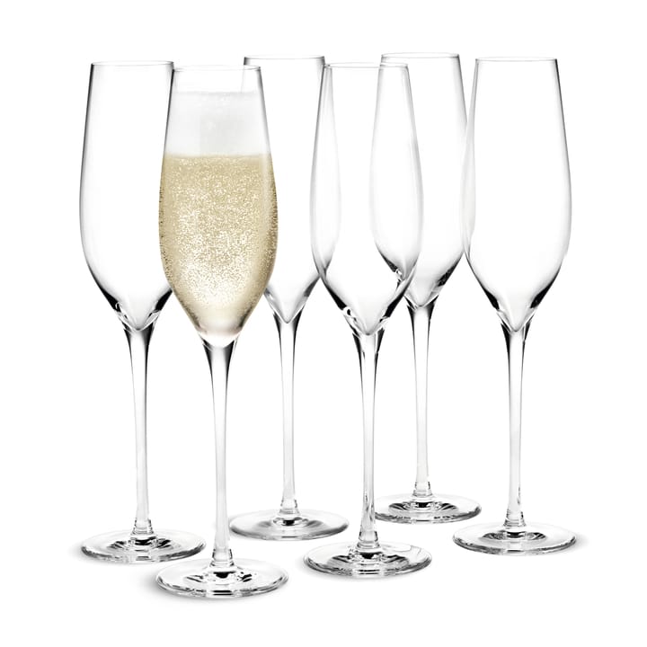 Cabernet champagneglass 29 cl 6-pakning, Klar
​
​ Holmegaard