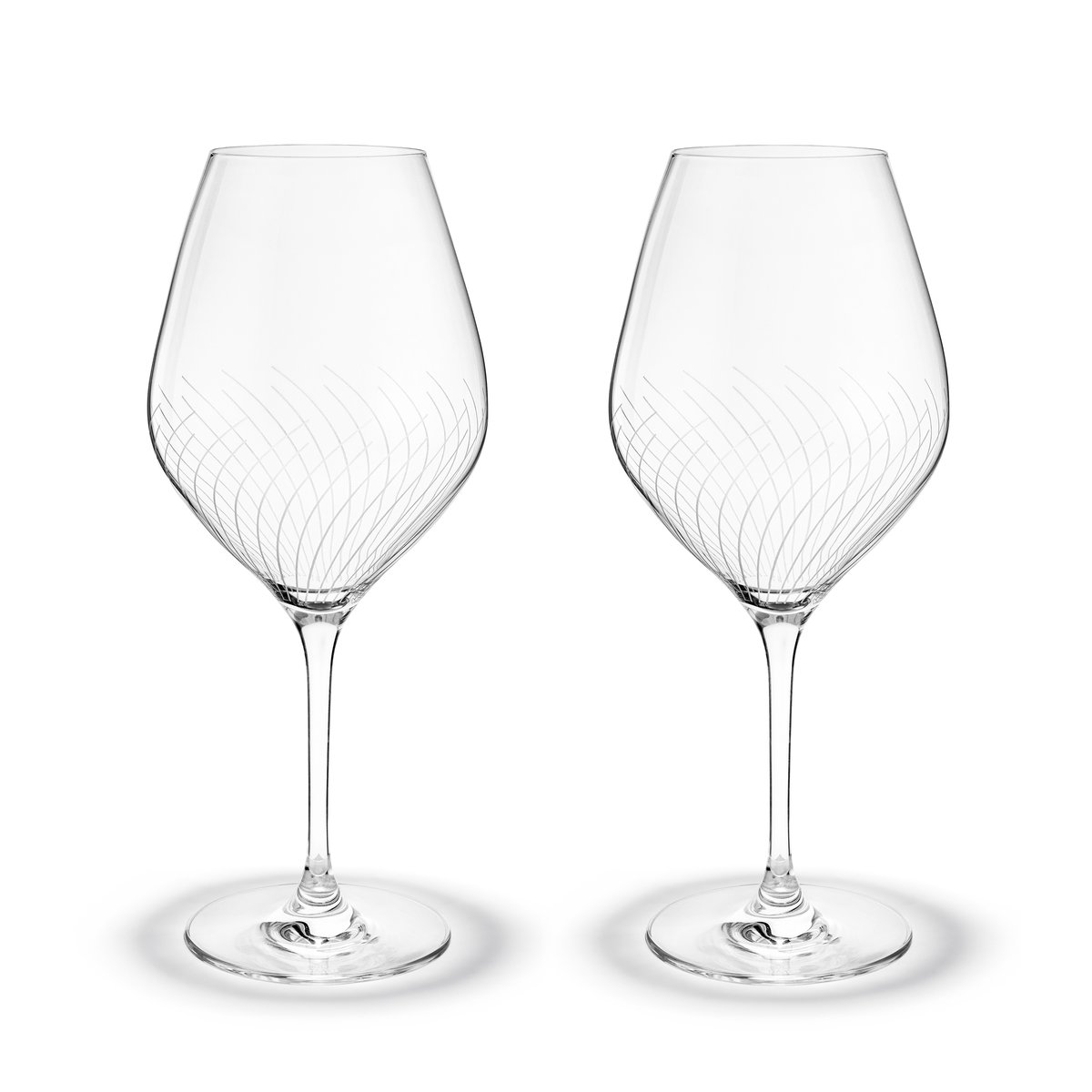 Holmegaard Cabernet Lines bourgogneglass 69 cl 2-pakning Klar
