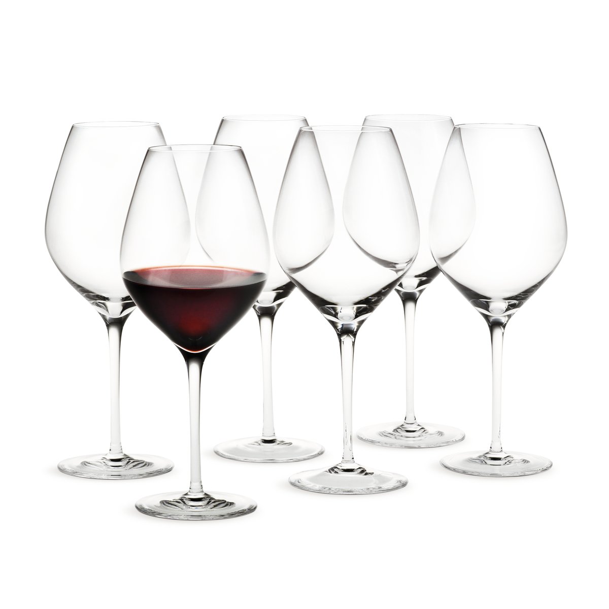 Holmegaard Cabernet Lines bourgogneglass 69 cl 6-pakning Klar  ​
