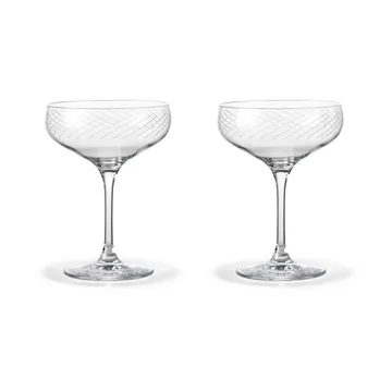 Cabernet Lines cocktailglass 29 cl 2-pakning - Klar - Holmegaard