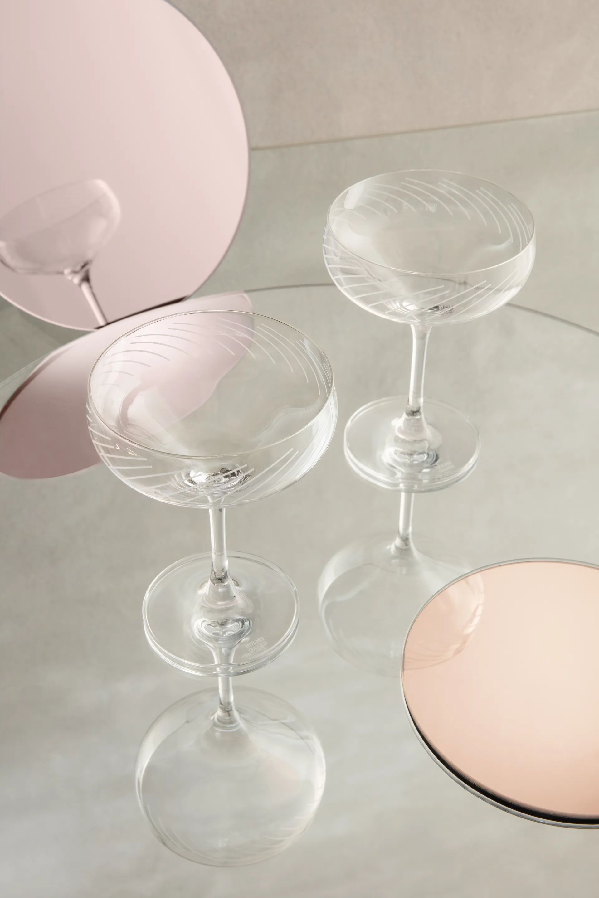 Cabernet Lines cocktailglass 29 cl 2-pakning, Klar Holmegaard