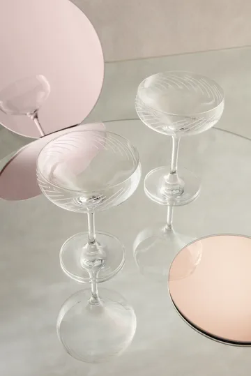 Cabernet Lines cocktailglass 29 cl 2-pakning - Klar - Holmegaard