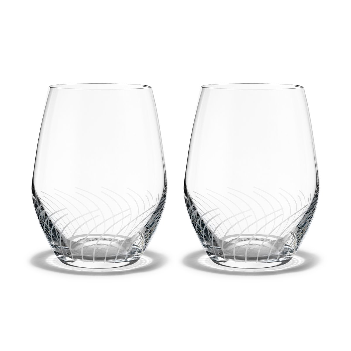 Holmegaard - Lines vannglass 25 cl 2 stk