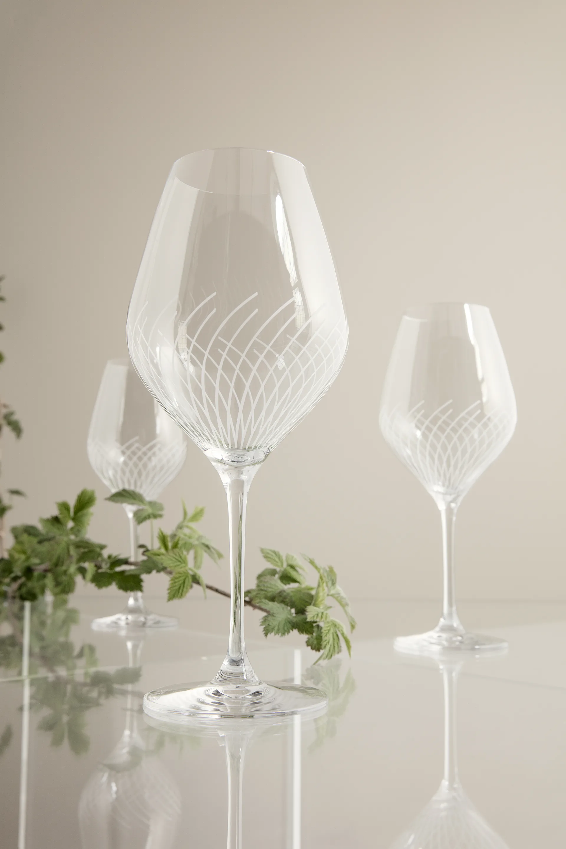 Cabernet Lines hvitvinsglass 36 cl 2-pakning, Klar Holmegaard
