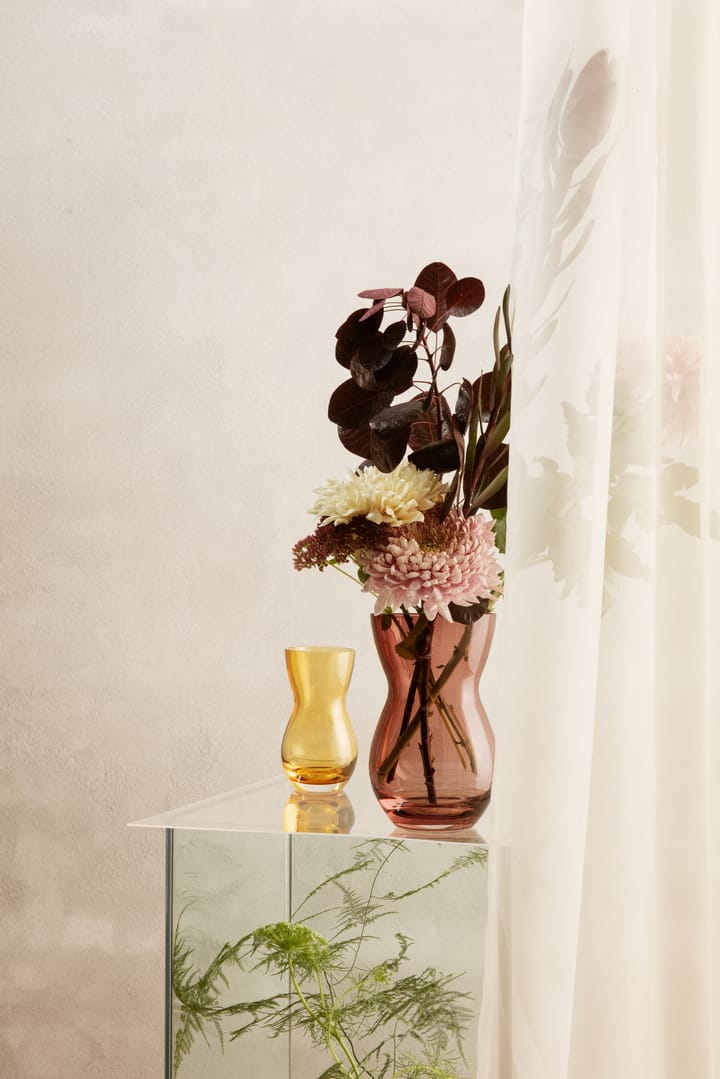 Calabas vase 16 cm, Amber Holmegaard