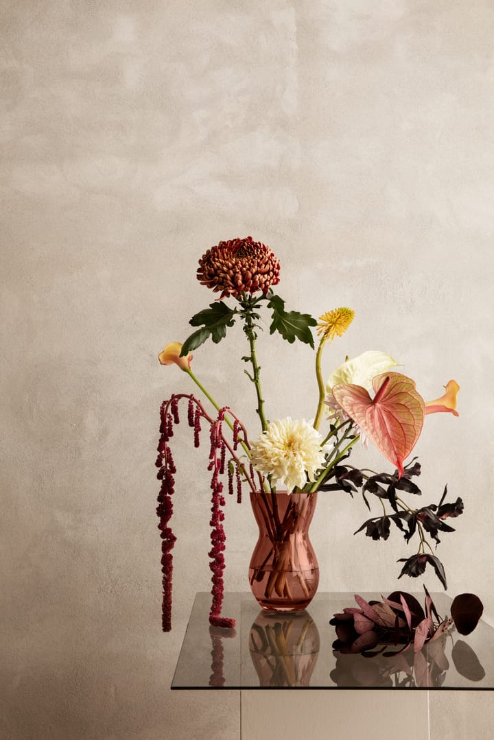 Calabas vase 21 cm, Burgundy Holmegaard