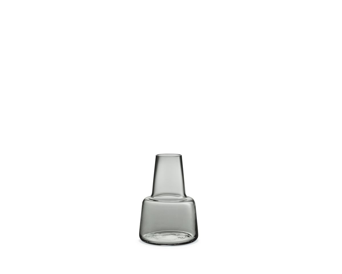 Holmegaard Flora Vase mellom hals 24cm Smoke