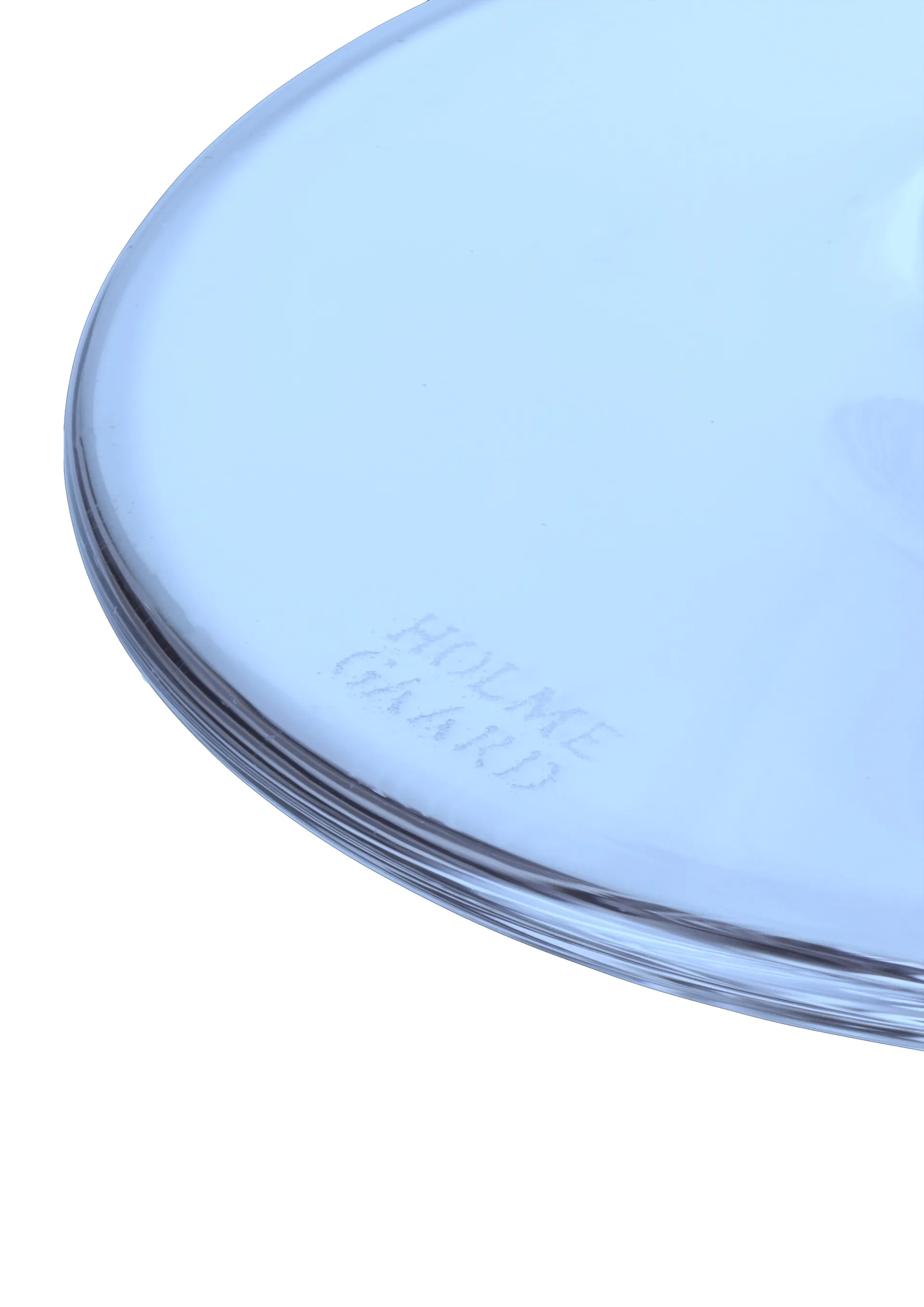 Flow glass på fot 35 cl, Mørkeblå Holmegaard