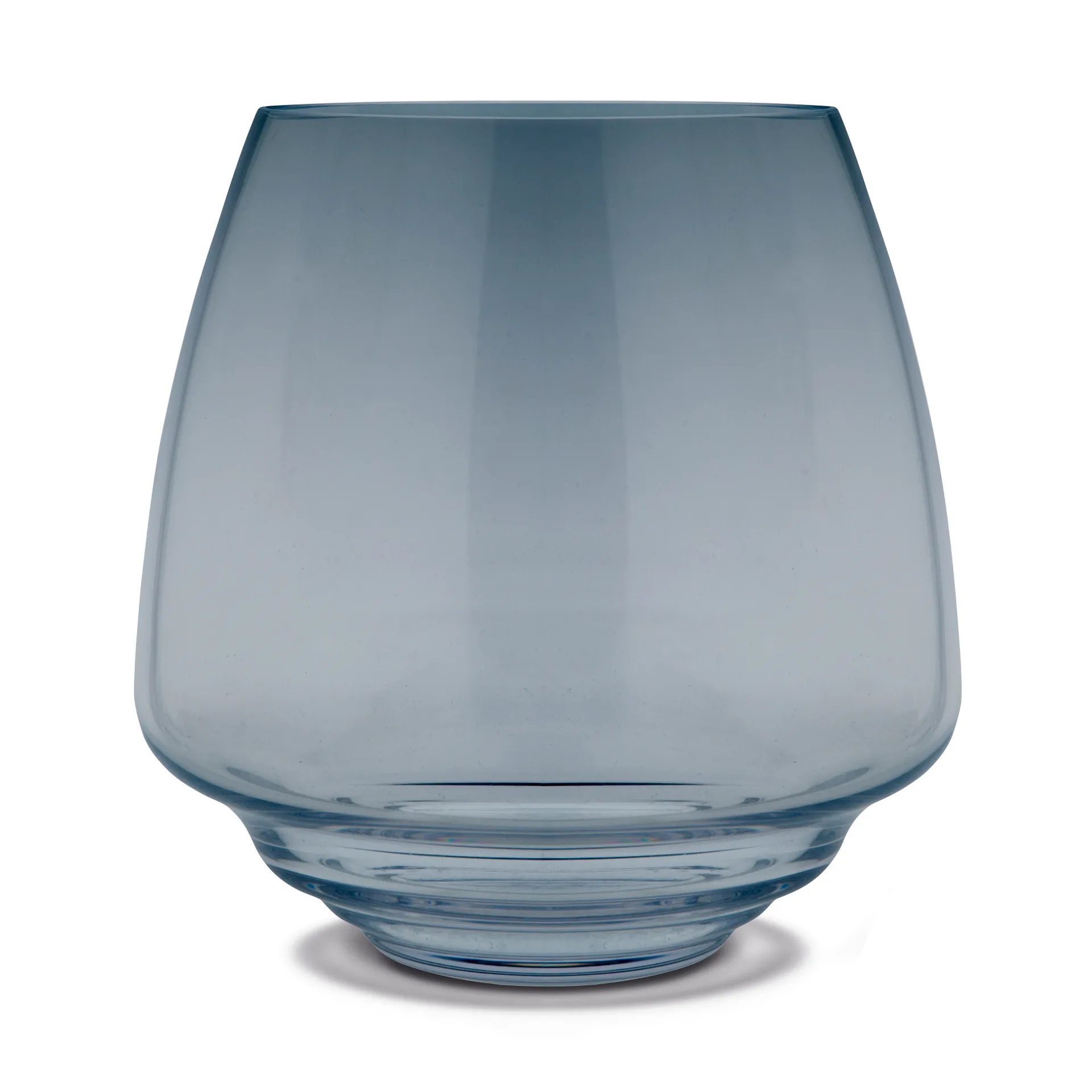 Flow telysestake Ø18,5 cm, Blå Holmegaard