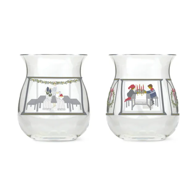 Holmegaard Holmegaard Christmas lyslykt 2-pakning 2024