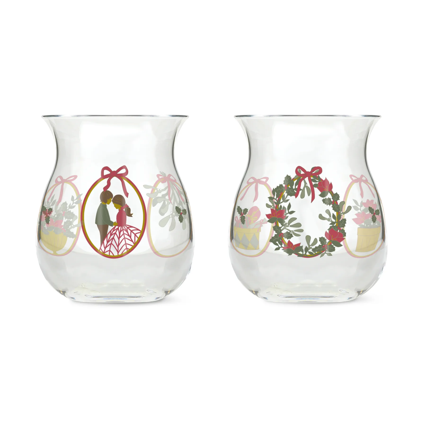 Holmegaard Christmas lyslykt 2-pk, 2025 Holmegaard