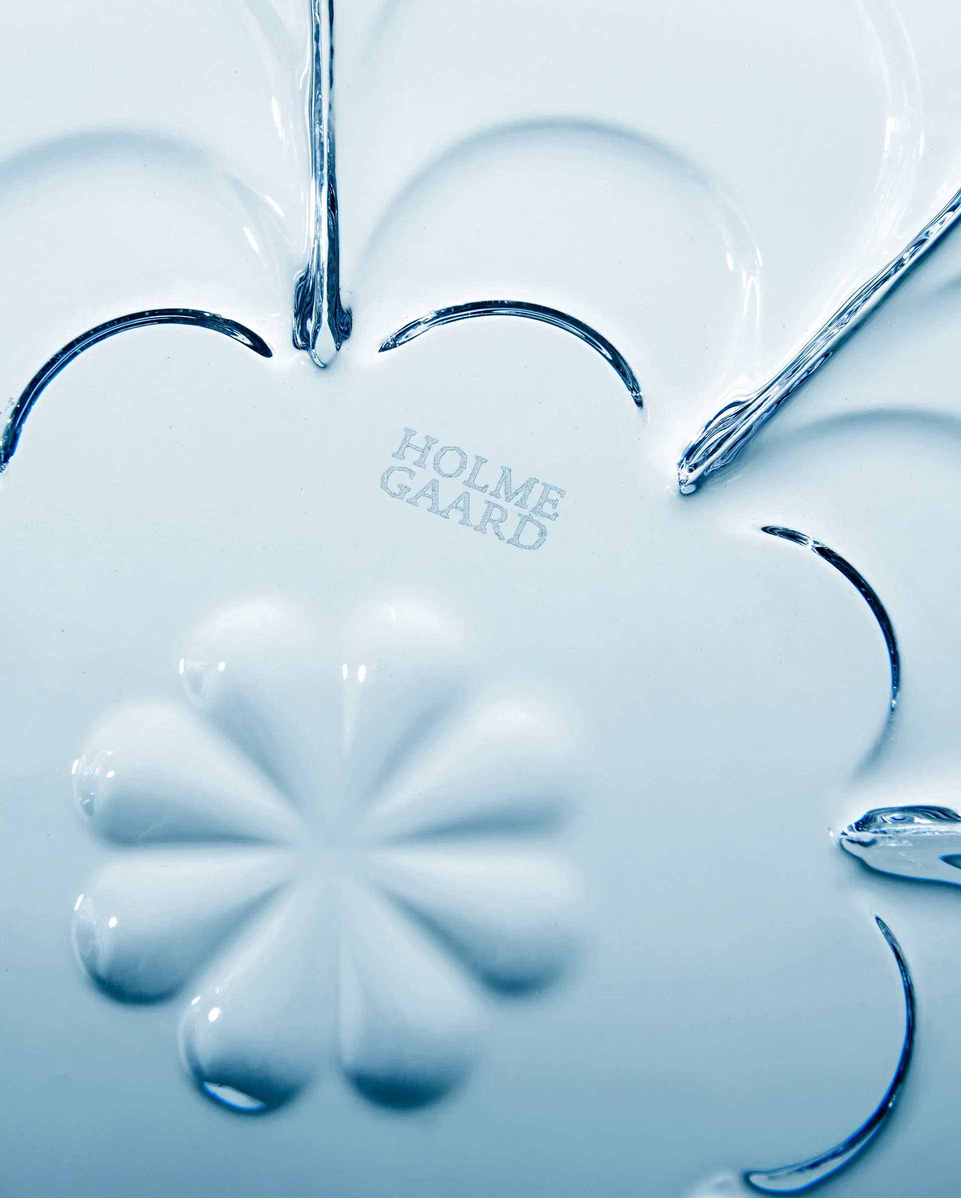 Lily desserttallerken Ø 16 cm 2-pakning, Blue iris Holmegaard