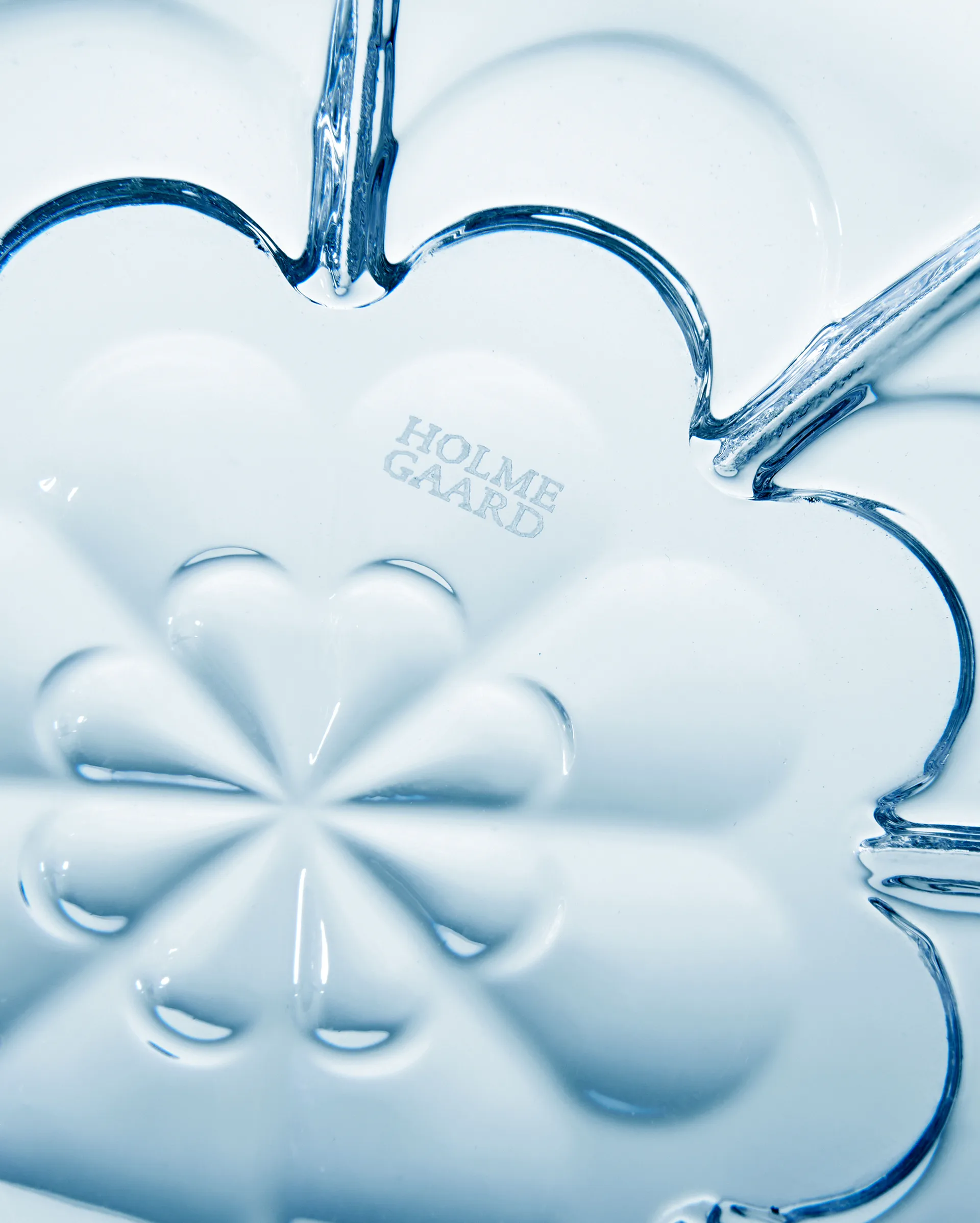 Lily skål Ø 23 cm, Blue iris Holmegaard