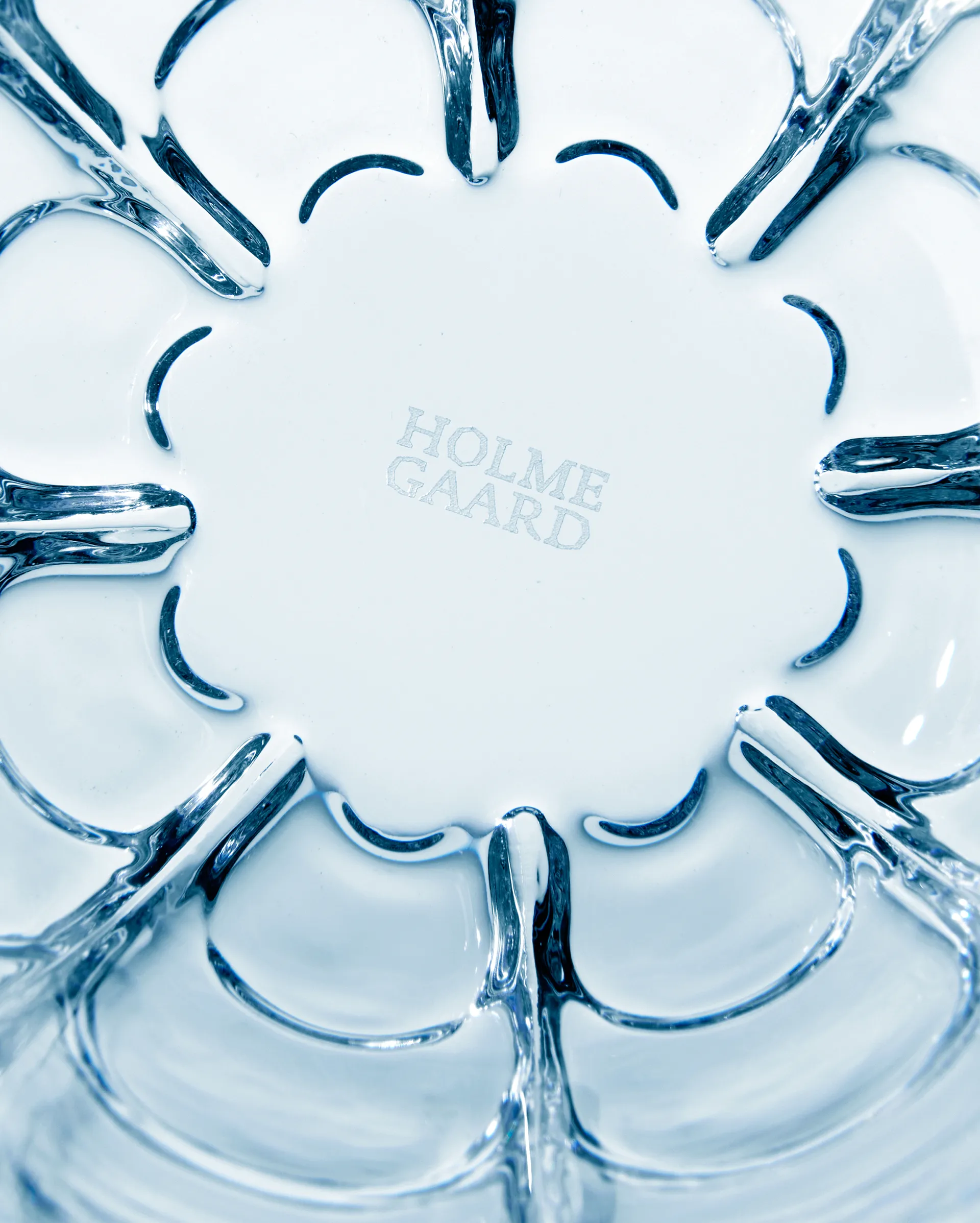 Lily vannglass 32 cl 2-pakning, Blue iris Holmegaard