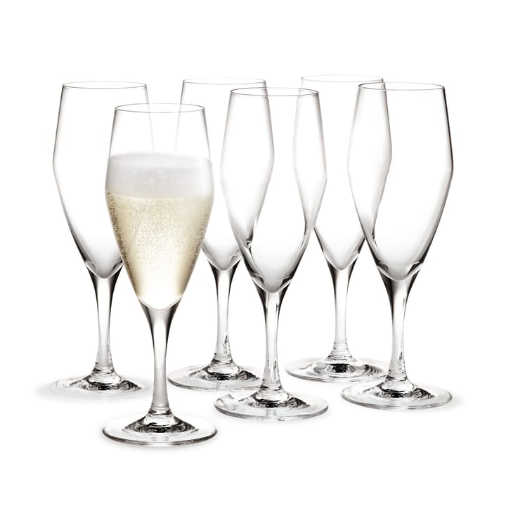 Perfection champagneglass 23 cl 6-pakning, Klar
​
​ Holmegaard