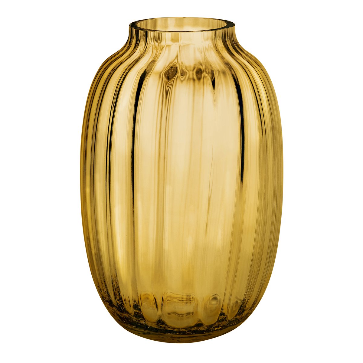 Holmegaard - Primula vase 25,5 amber