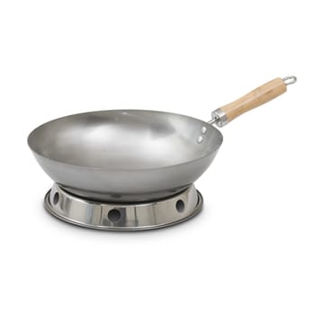 Hot Wok bordbeskyttelse wokpanne Ø25,5 cm - Rustfritt stål - Hot Wok