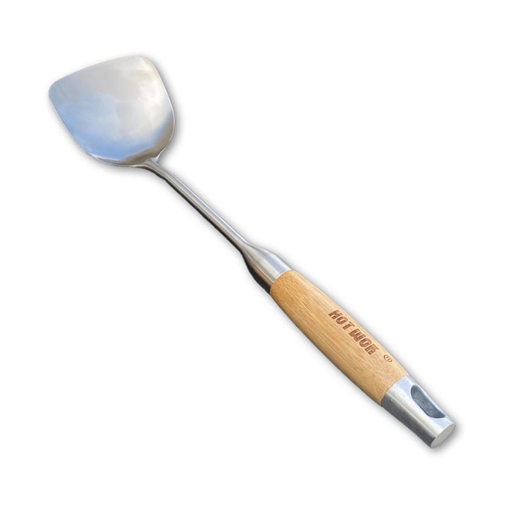 Hot Wok wokspade 38 cm - Rustfritt stål-bambus - Hot Wok