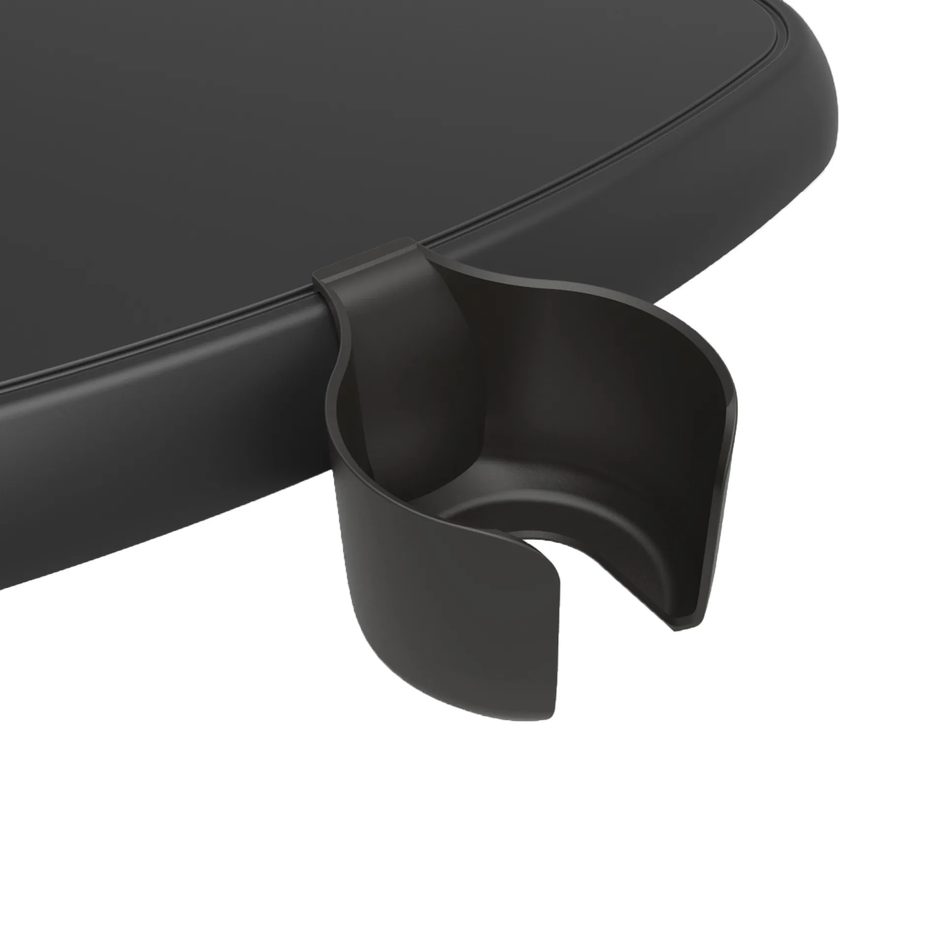 Top Line kopp-holder og 2 stk kroker, Svart Hot Wok