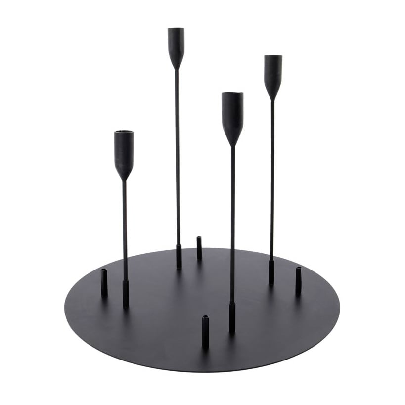 House Doctor Advent lysestake Ø40 cm Sort