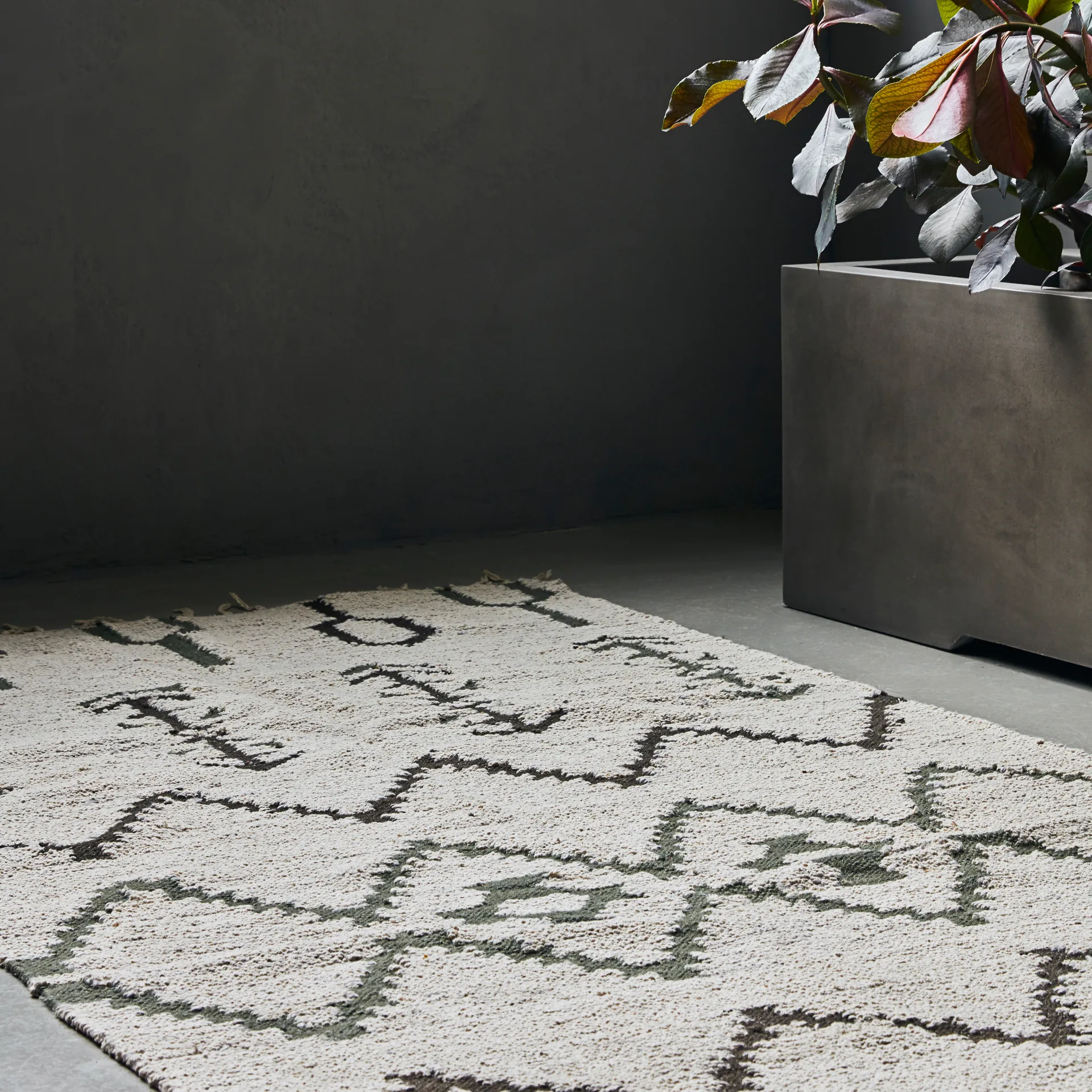 Arte gulvteppe 100x240 cm, Off-white House Doctor