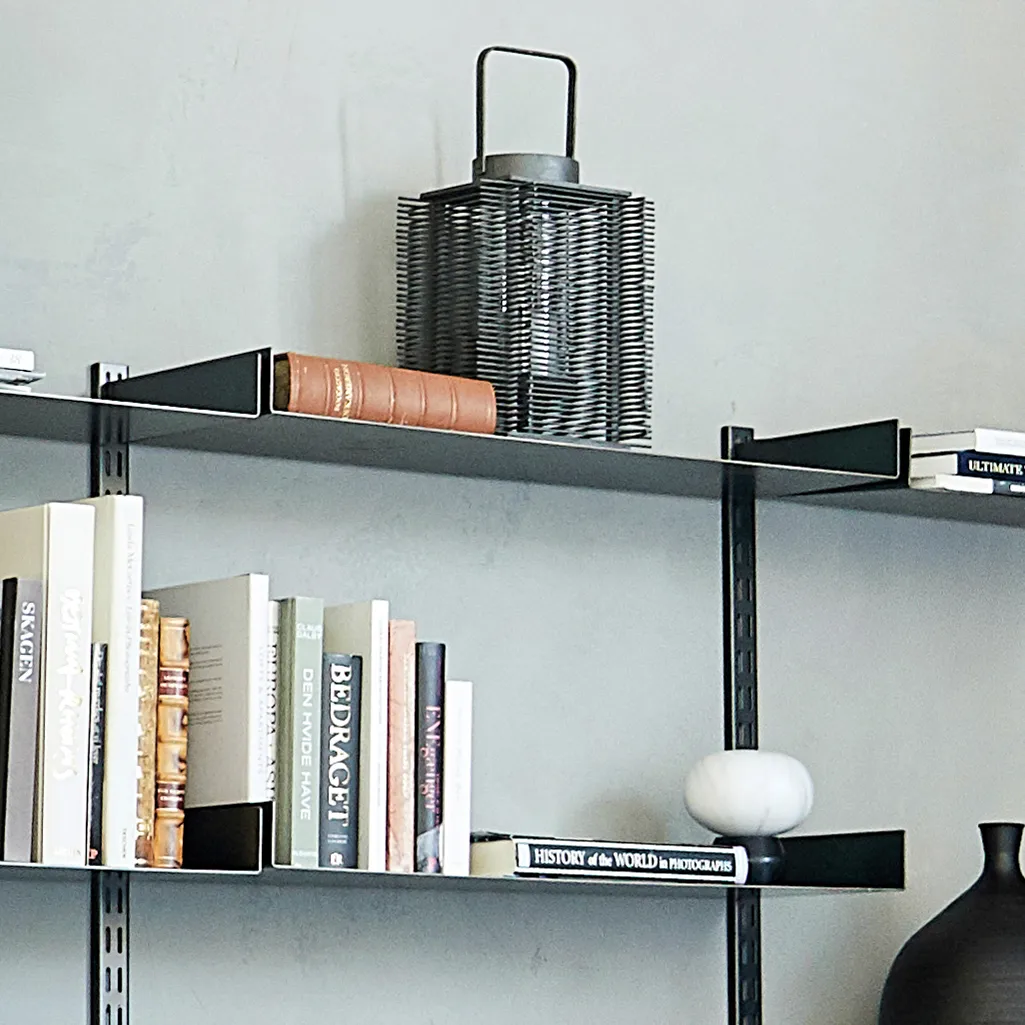 Asi lykt 46 cm, Mørkegrå House Doctor