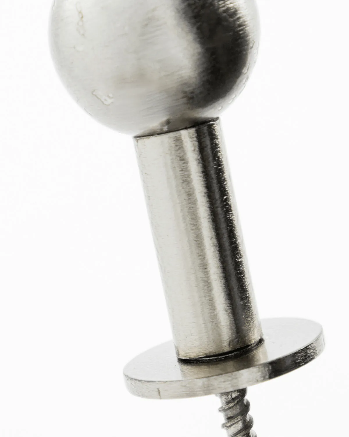 Ball krok 2-pakk, Sølvfinish, Ø4x2 cm House Doctor