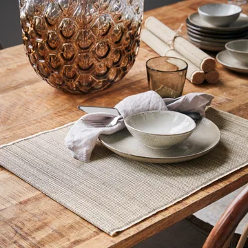 Bamb spisebrikke 33x45 cm 4-stk. - Natur - House Doctor