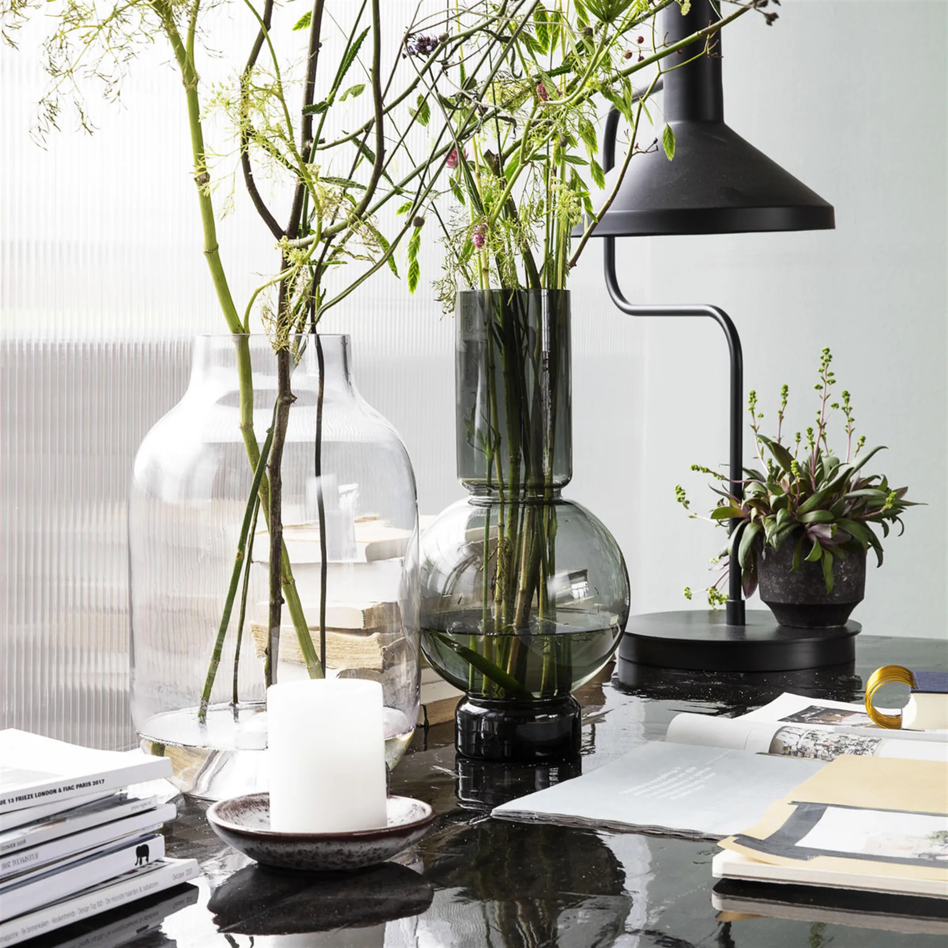 Bubble vase 35 cm, grå House Doctor