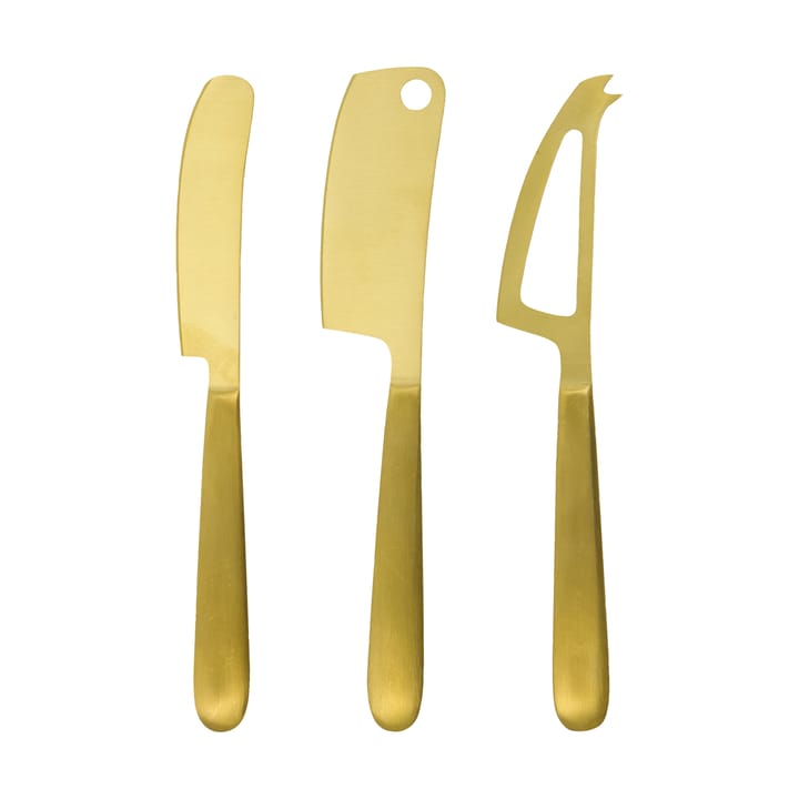 Cheese ostekniver 3 deler - Gyllen - House Doctor