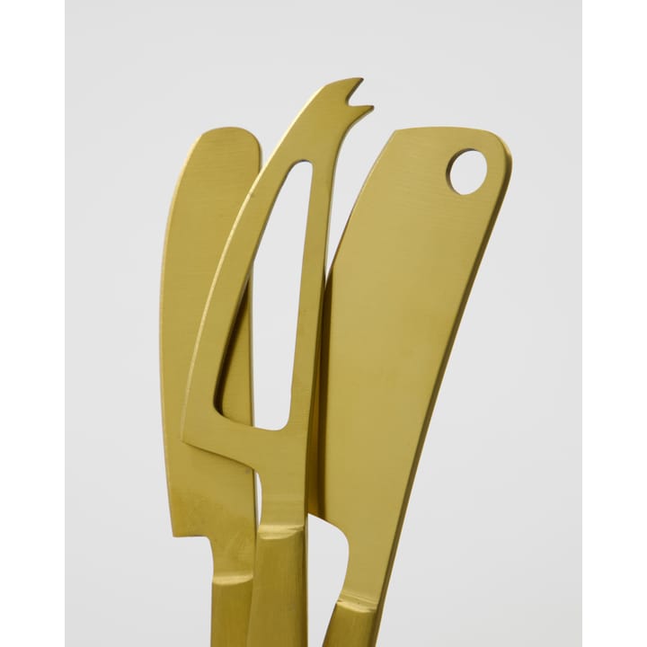Cheese ostekniver 3 deler, Gyllen House Doctor