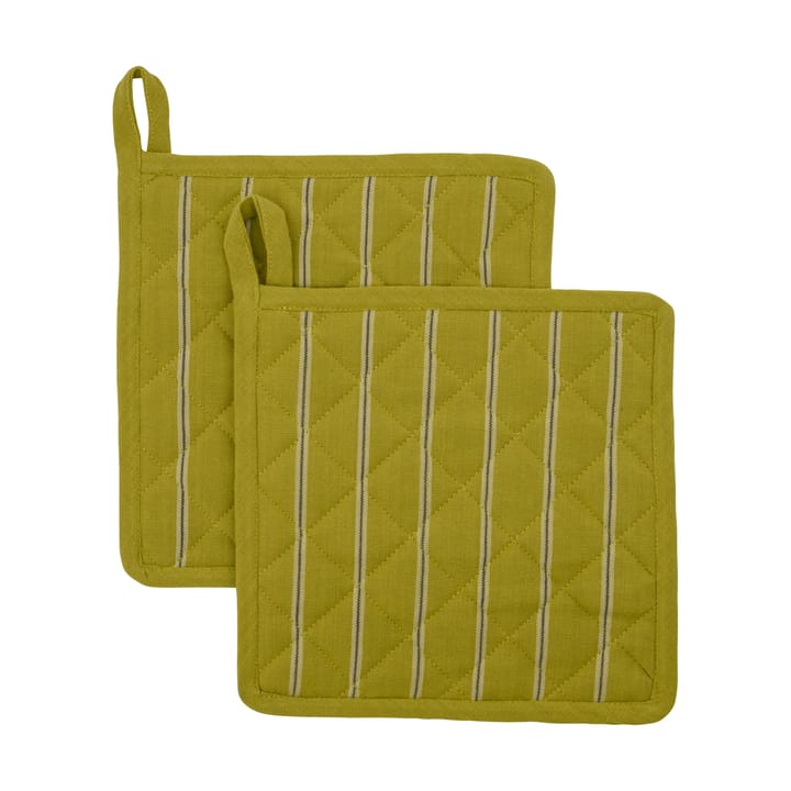 Chef grytevott 22x22 cm 2-pakning - Sennepsgul - House Doctor