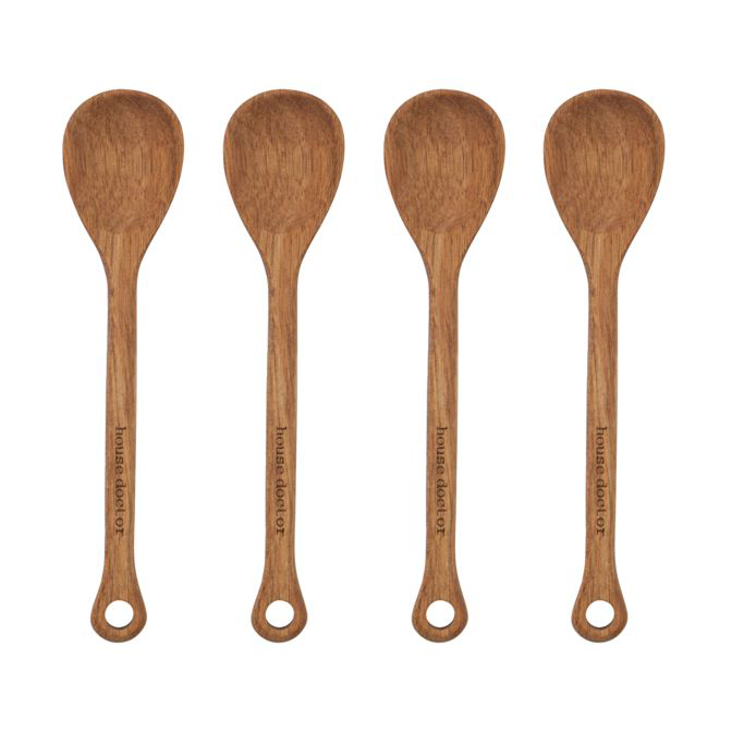 House Doctor - Eya serveringsskje 15 cm 4 stk natur