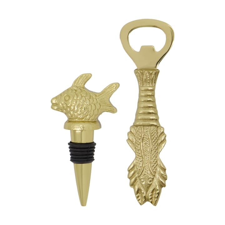 Fish barsett 2 deler - Antikk gull - House Doctor
