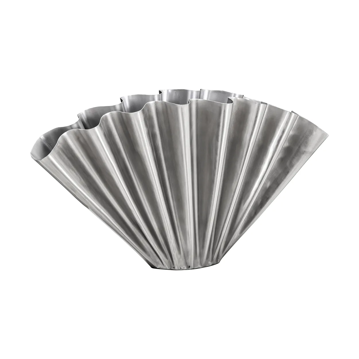 House Doctor Flood vase Børstet sølv