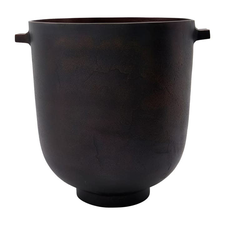 Foem blomsterkrukke Ø 25 cm - Browned brass - House Doctor