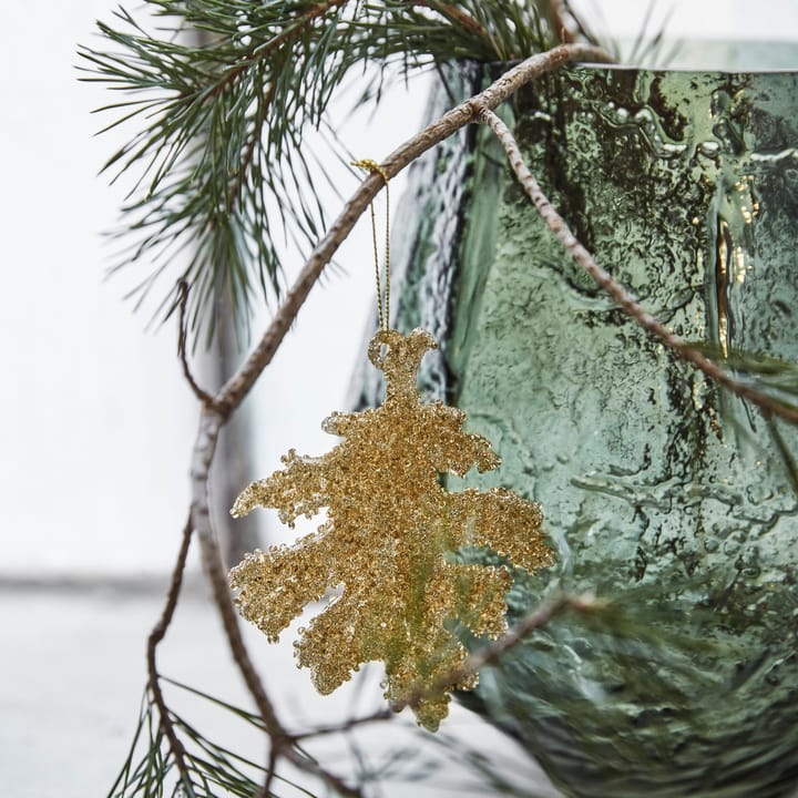 Gliz juletreanheng 10,5 cm 3-pakning, Gullglitter House Doctor