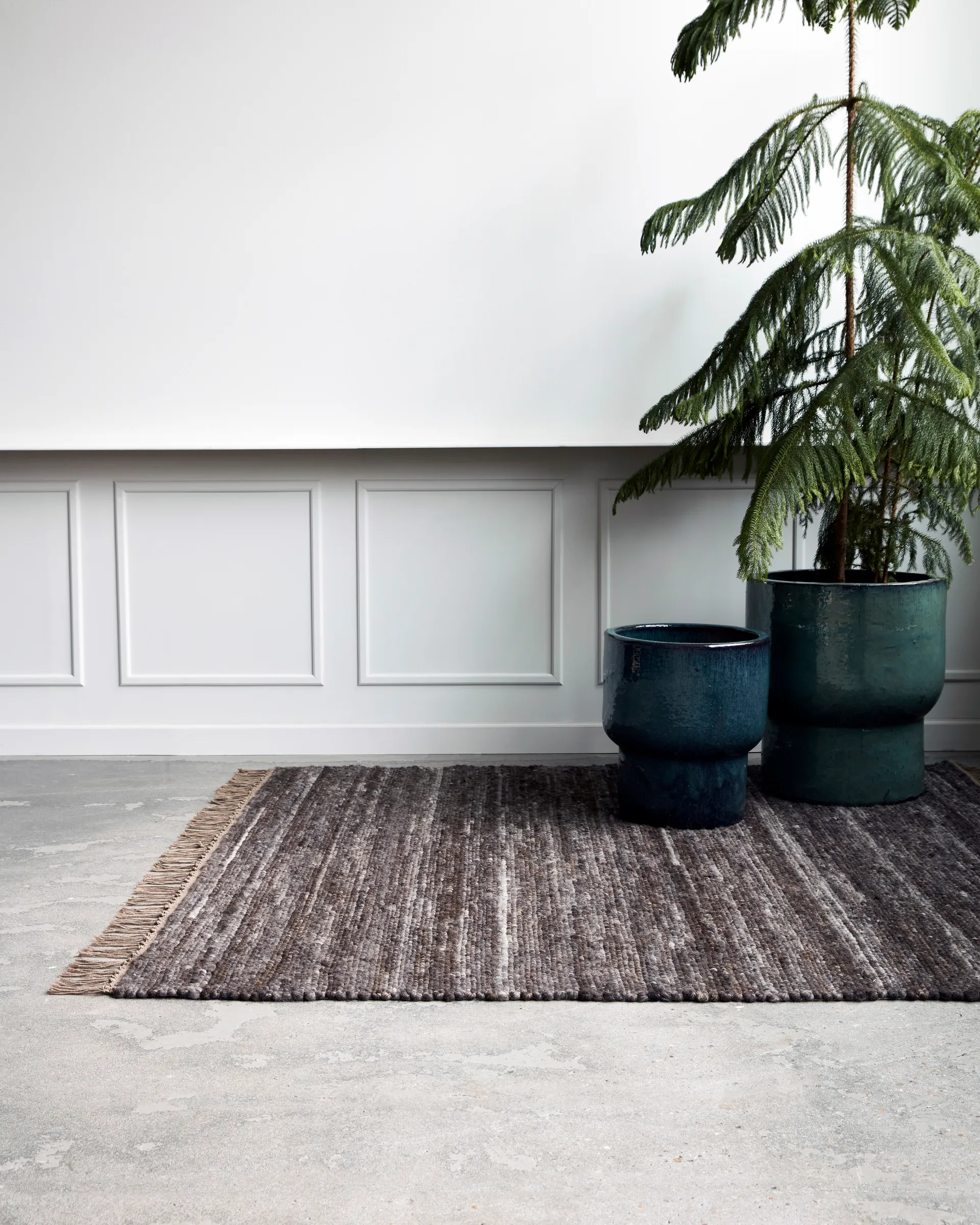 Hafi teppe 180 x 180 cm, Brun House Doctor