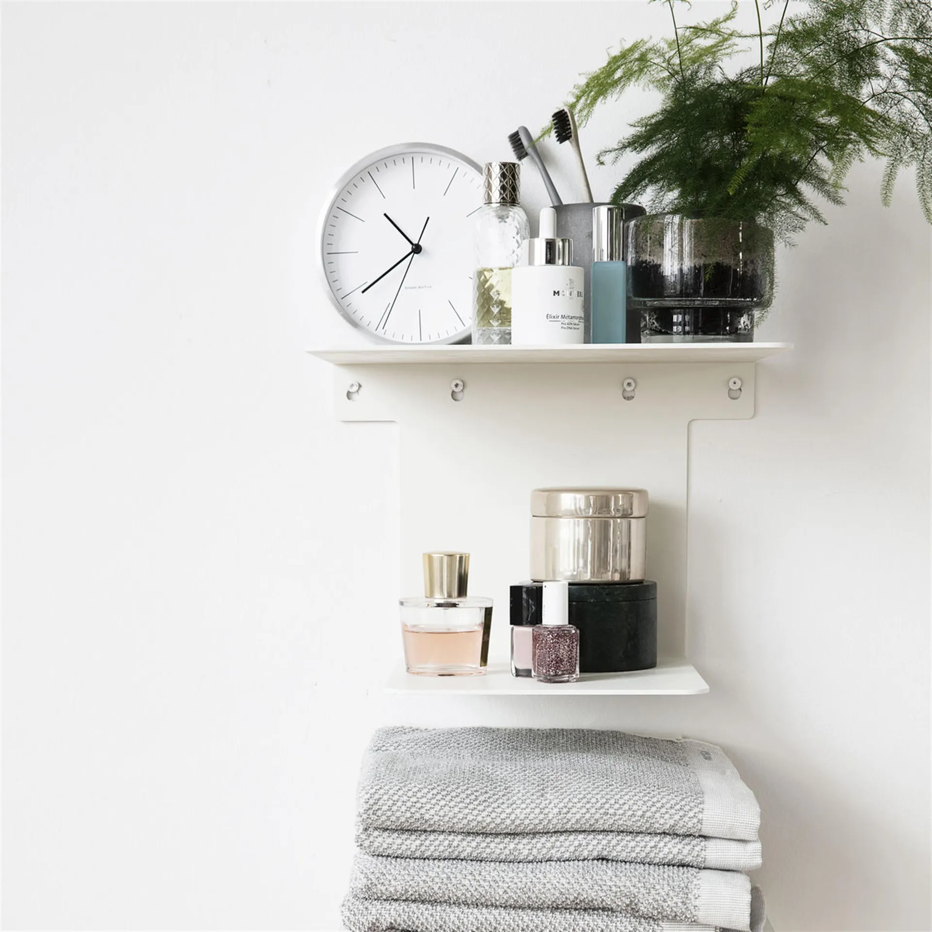 Hannah bordklokke 15 cm, sølv House Doctor