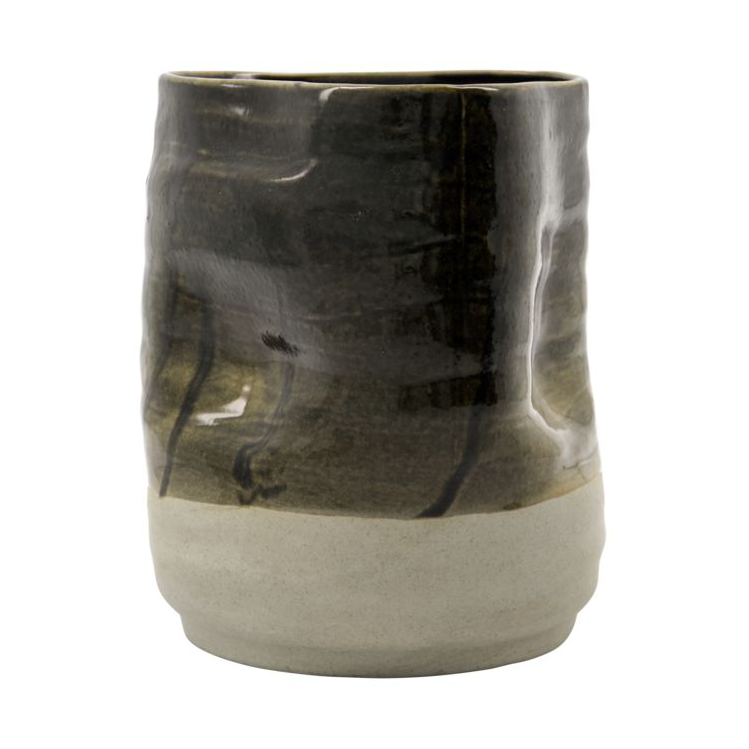 House Doctor Happy krukke 17 cm Svart