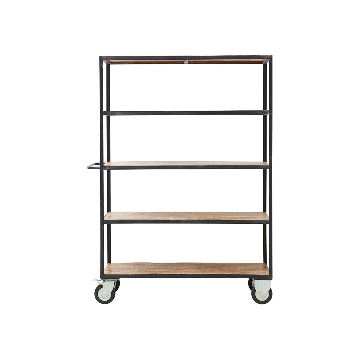 House Doctor House Doctor hyllesystem 4 hjul 175 cm Svart-natur