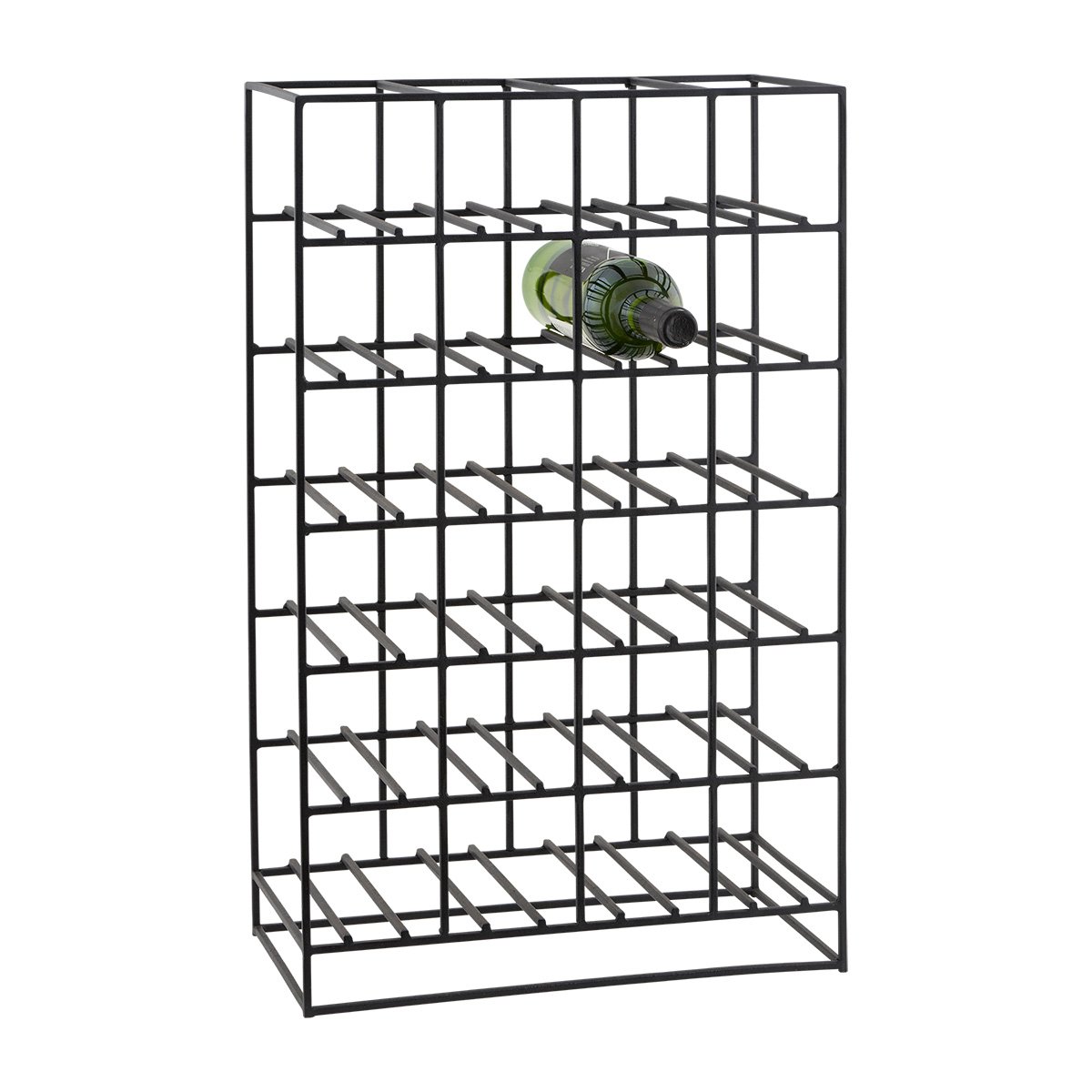 Bilde av vinstativ 24 flasker 41x67 cm Svart