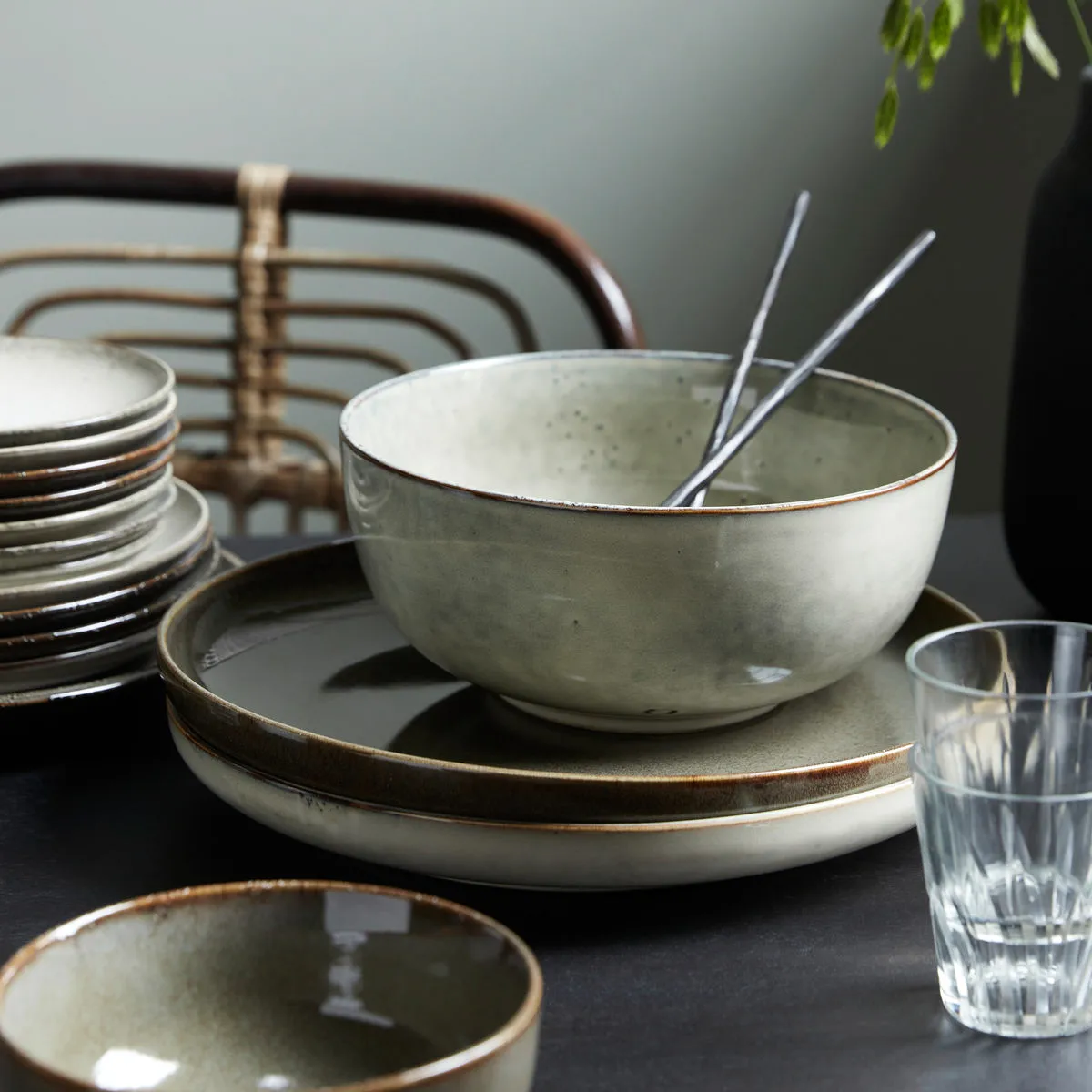 Lake skål Ø 22 cm, Grå House Doctor