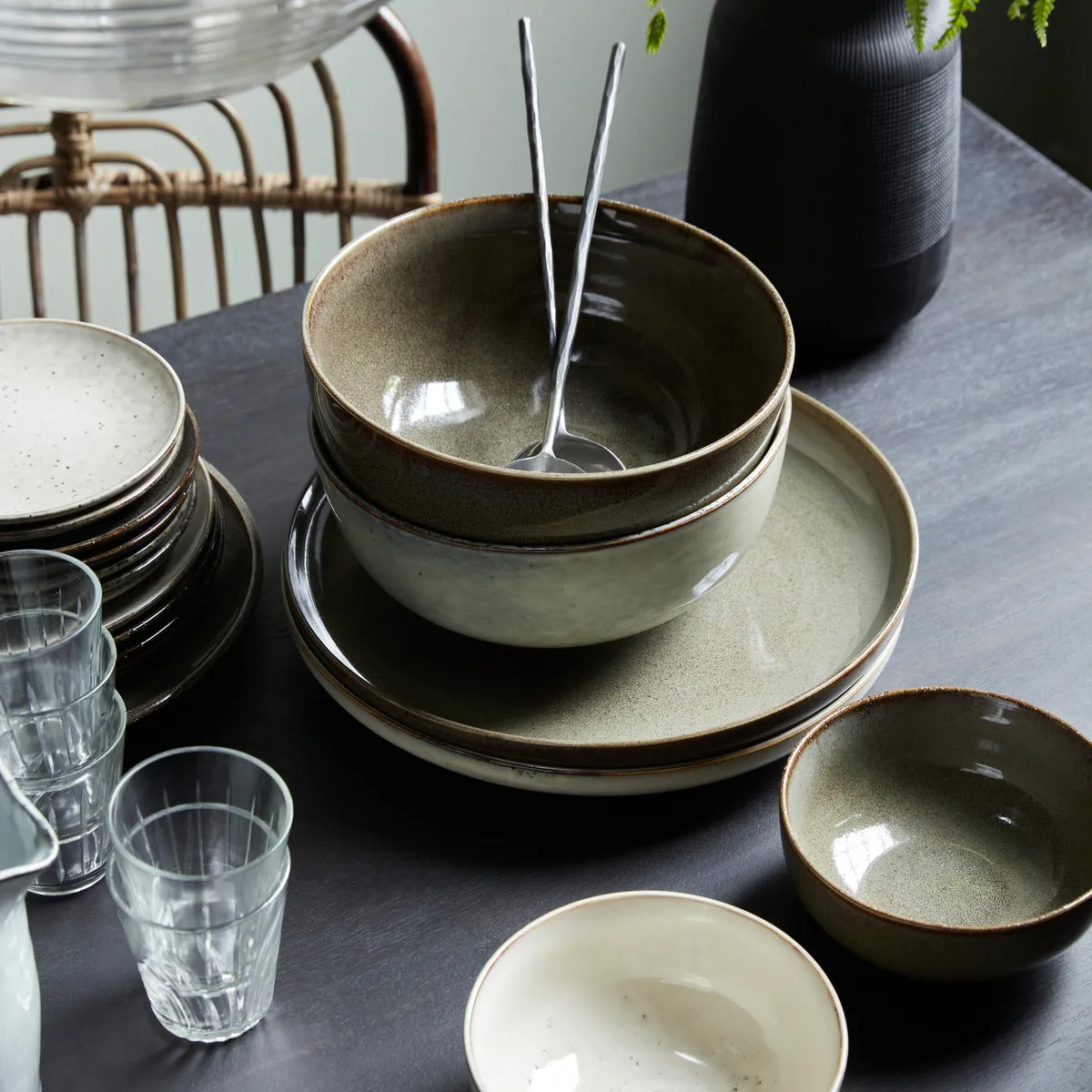 Lake skål Ø 22 cm, Grå House Doctor